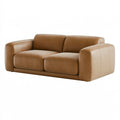 2-Sitzer-Sofa 180x95x78 cm Kunstleder Braun - Modernes Wohnzimmer Sofa